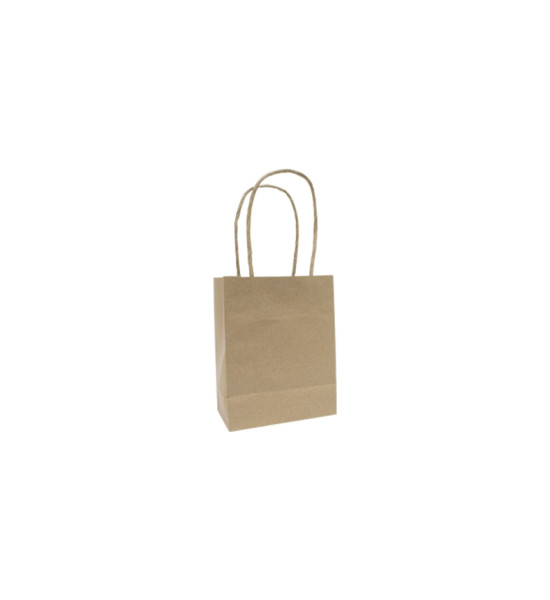 Bolsas de Regalo de Papel, Tam, Medium, 18 cm x 22.5 cm, Kraft, 1 Und.